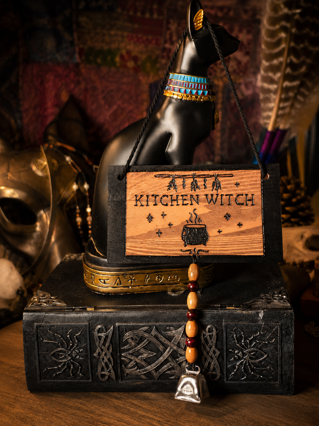 Kitchen Witch Hanging Sign