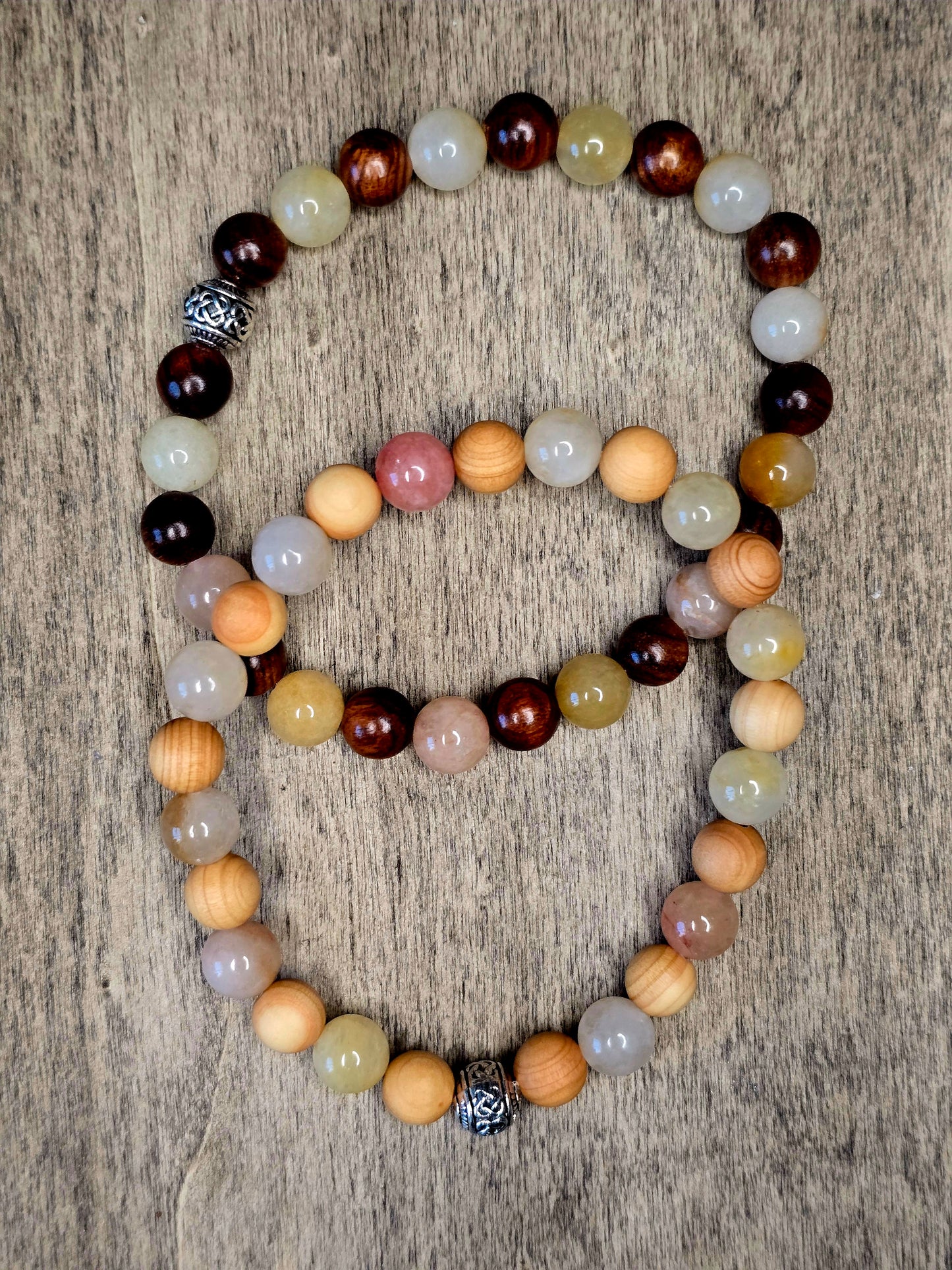 Imperial Jade Bracelet Duo | Balance & Steady Growth