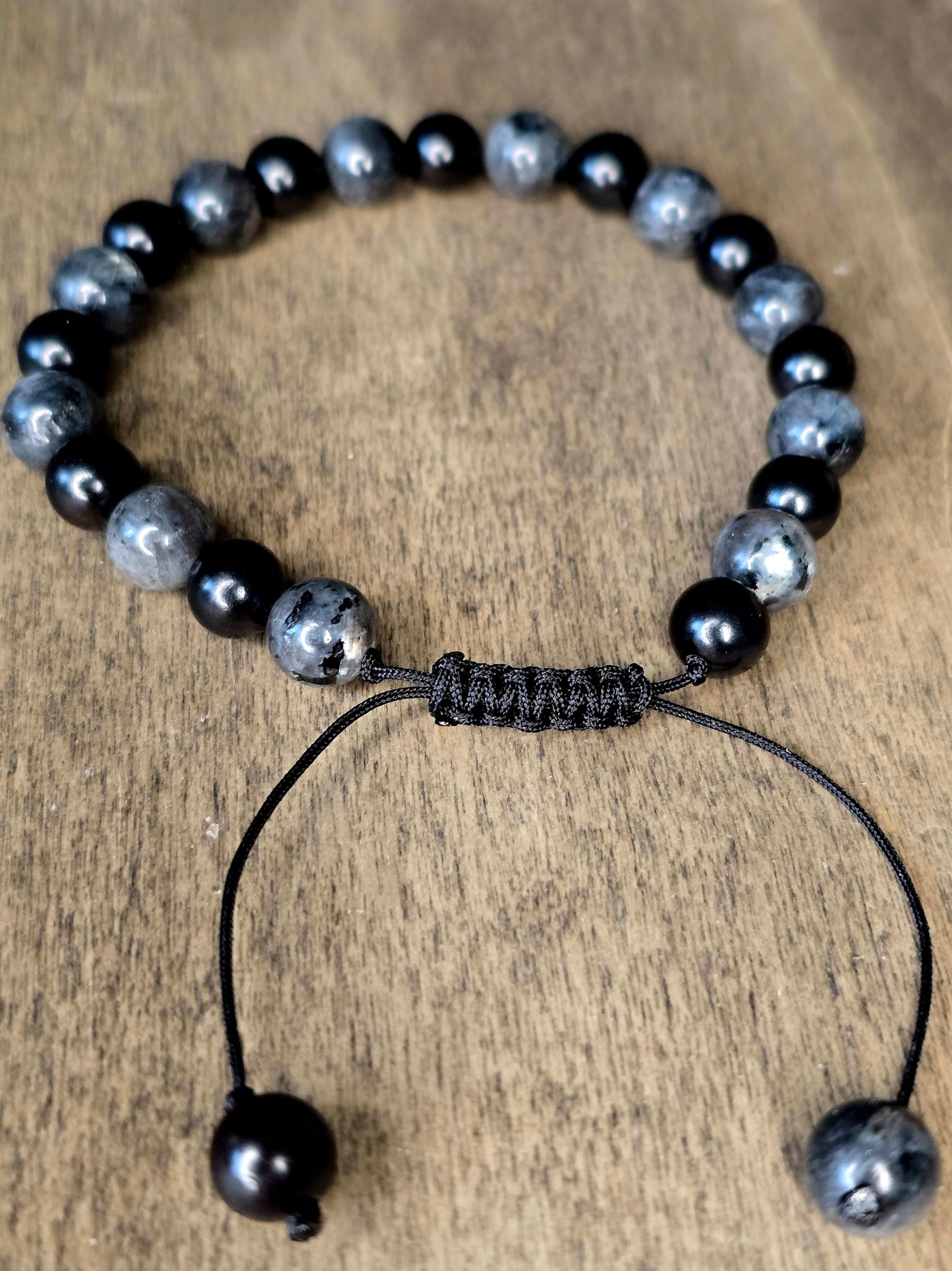 Larvikite Bracelet | Grounding & Discernment