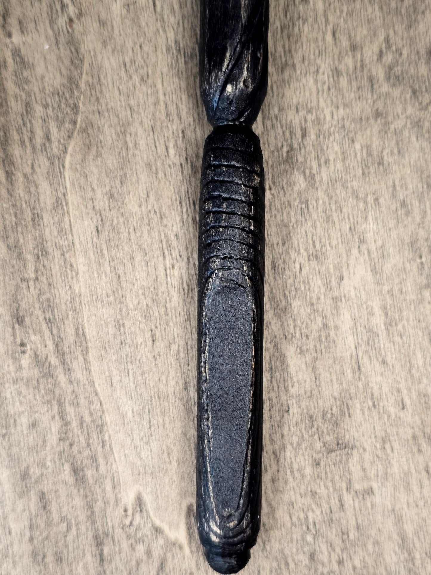 Ritual Wand | Shadow Spiral Wand