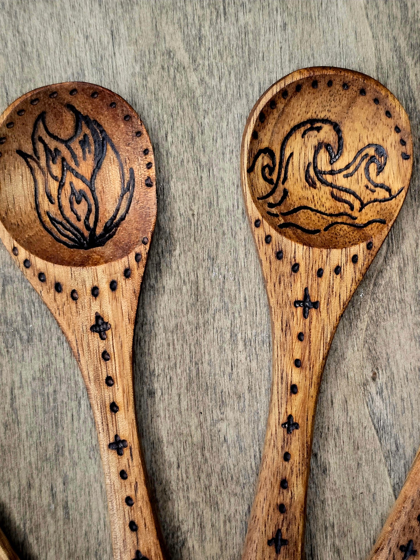 Six Directions Ritual Spoon Set | North, East, South, West, Above & Below