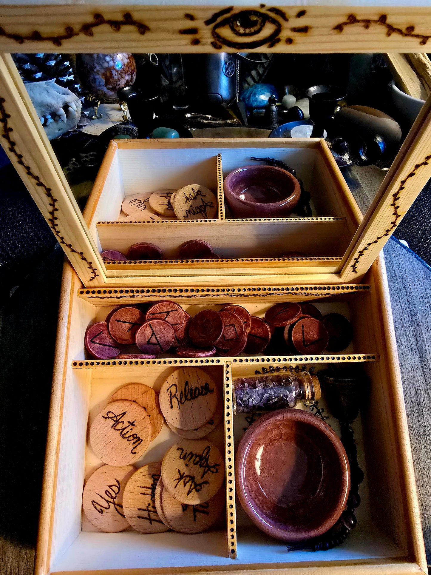 Inner Sight Ritual Box – Multi-Method Divination Tool