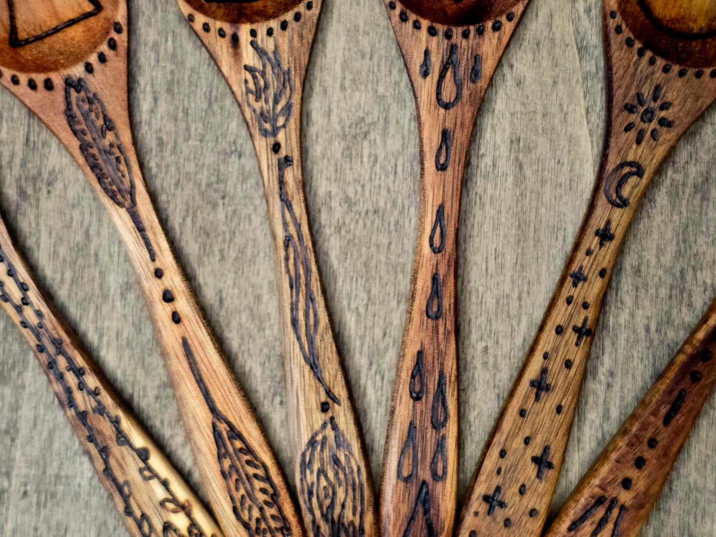 Ritual Spoon Set | The Five Elements & Spiral Current