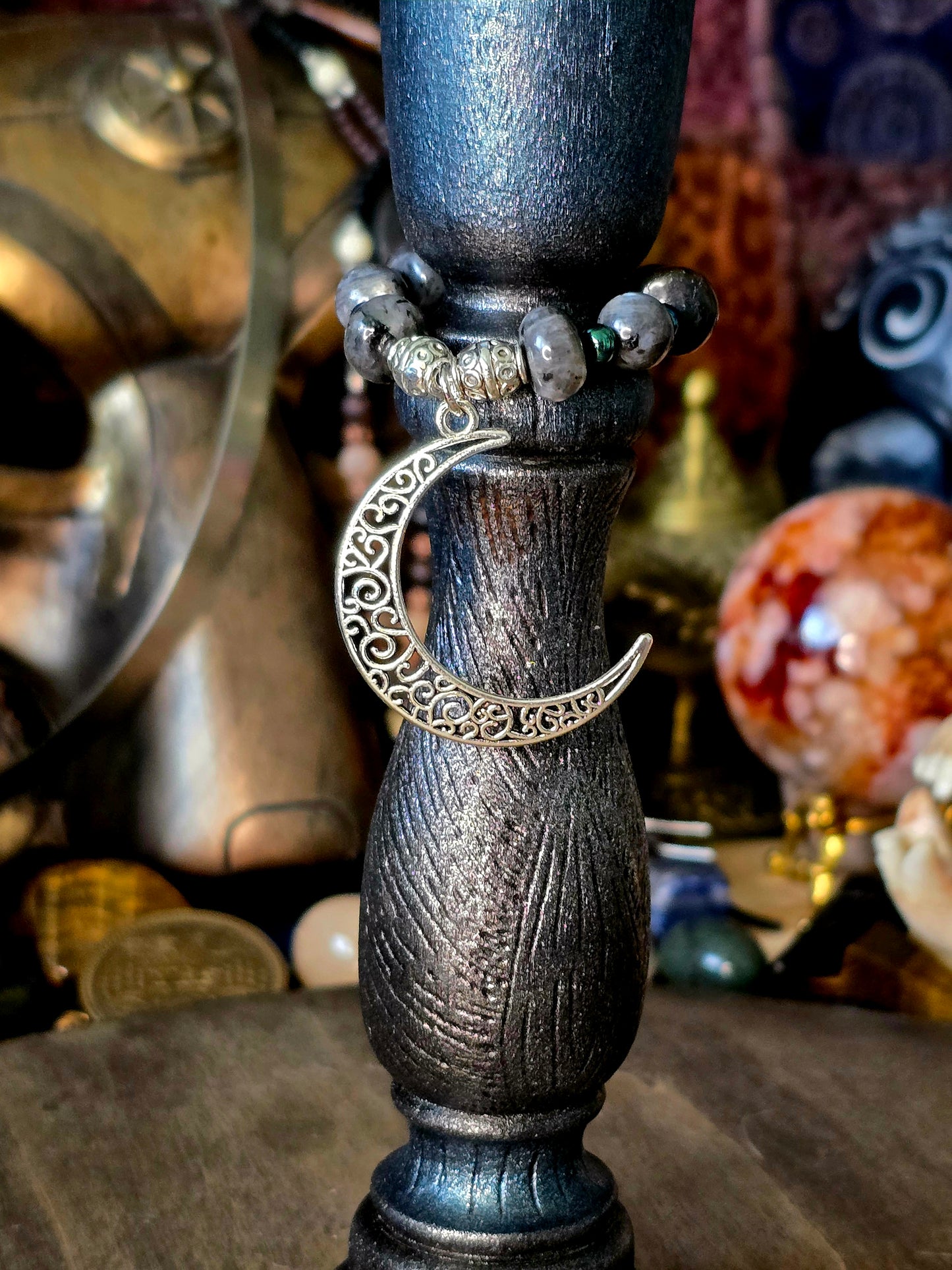 Lunar Threshold Ritual Candle Holder