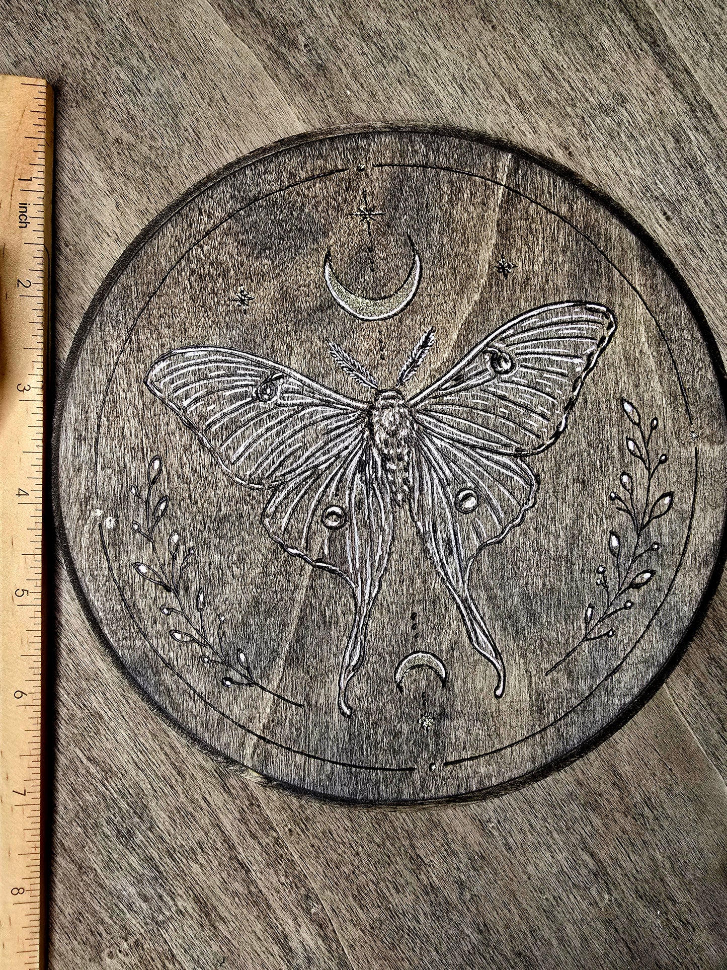 Luna Moth Altar Tile