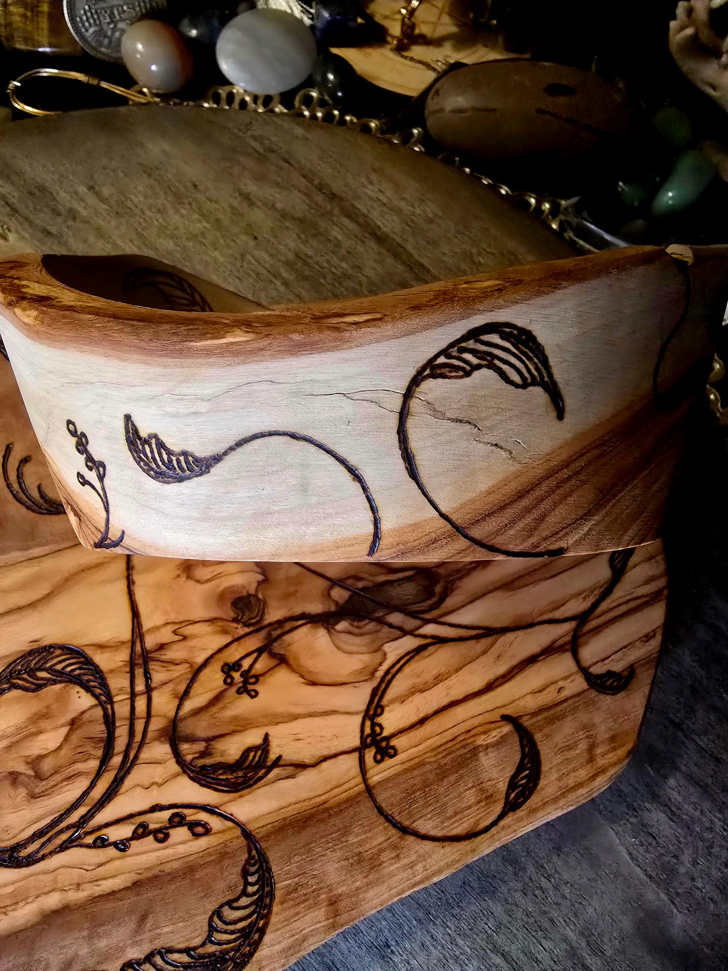 Olivewood Ritual Hearth Set