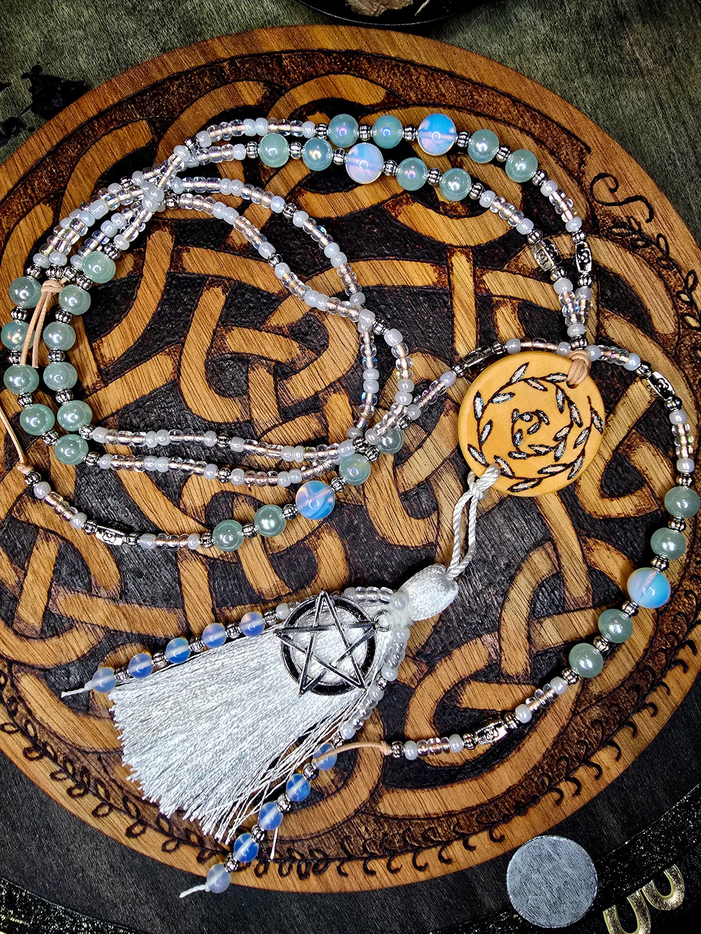 Spiral of Renewal | Spring Growth Altar Tray & Talisman Set