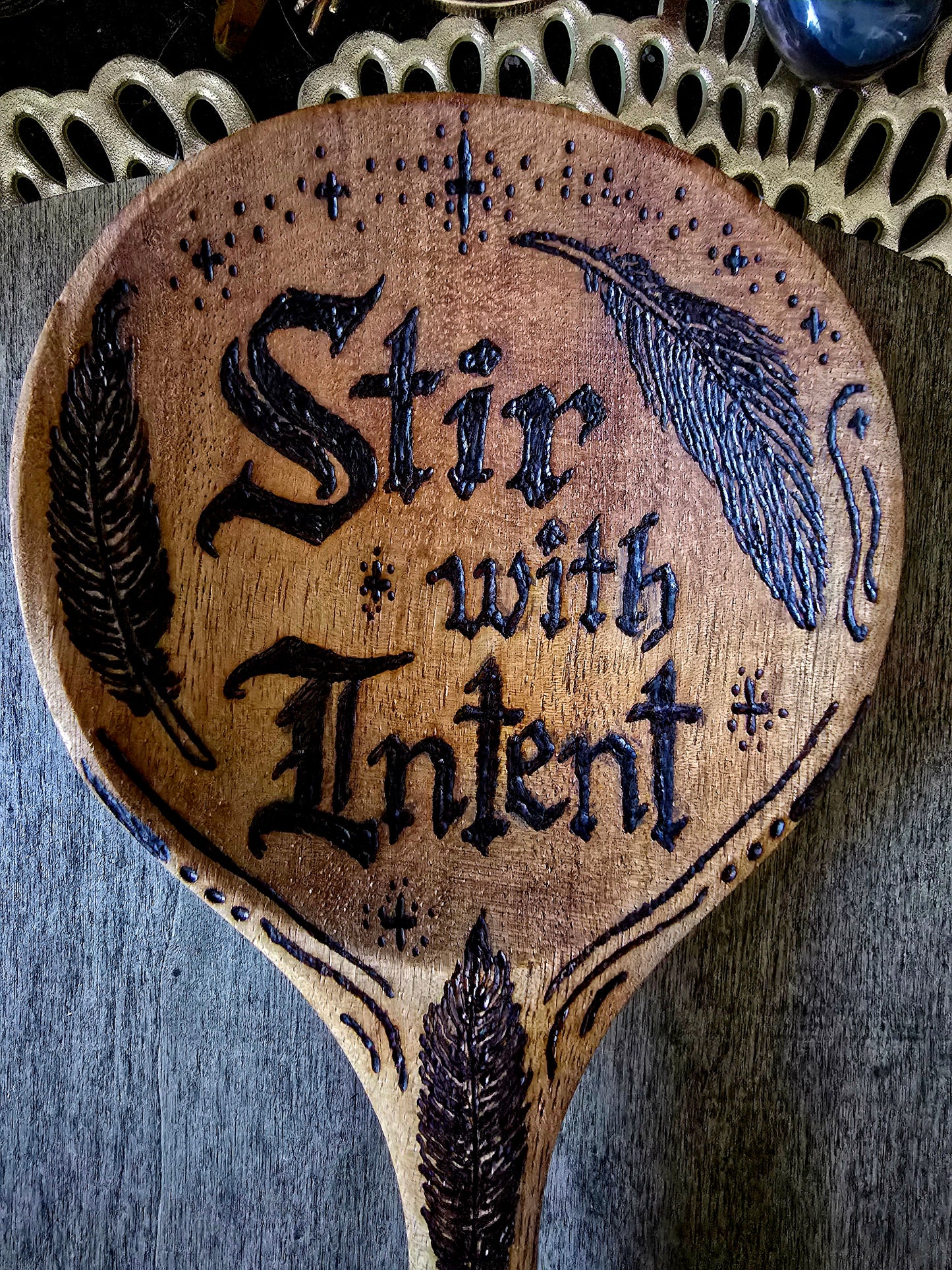 Kitchen Witch Spoon | Stir With Intent