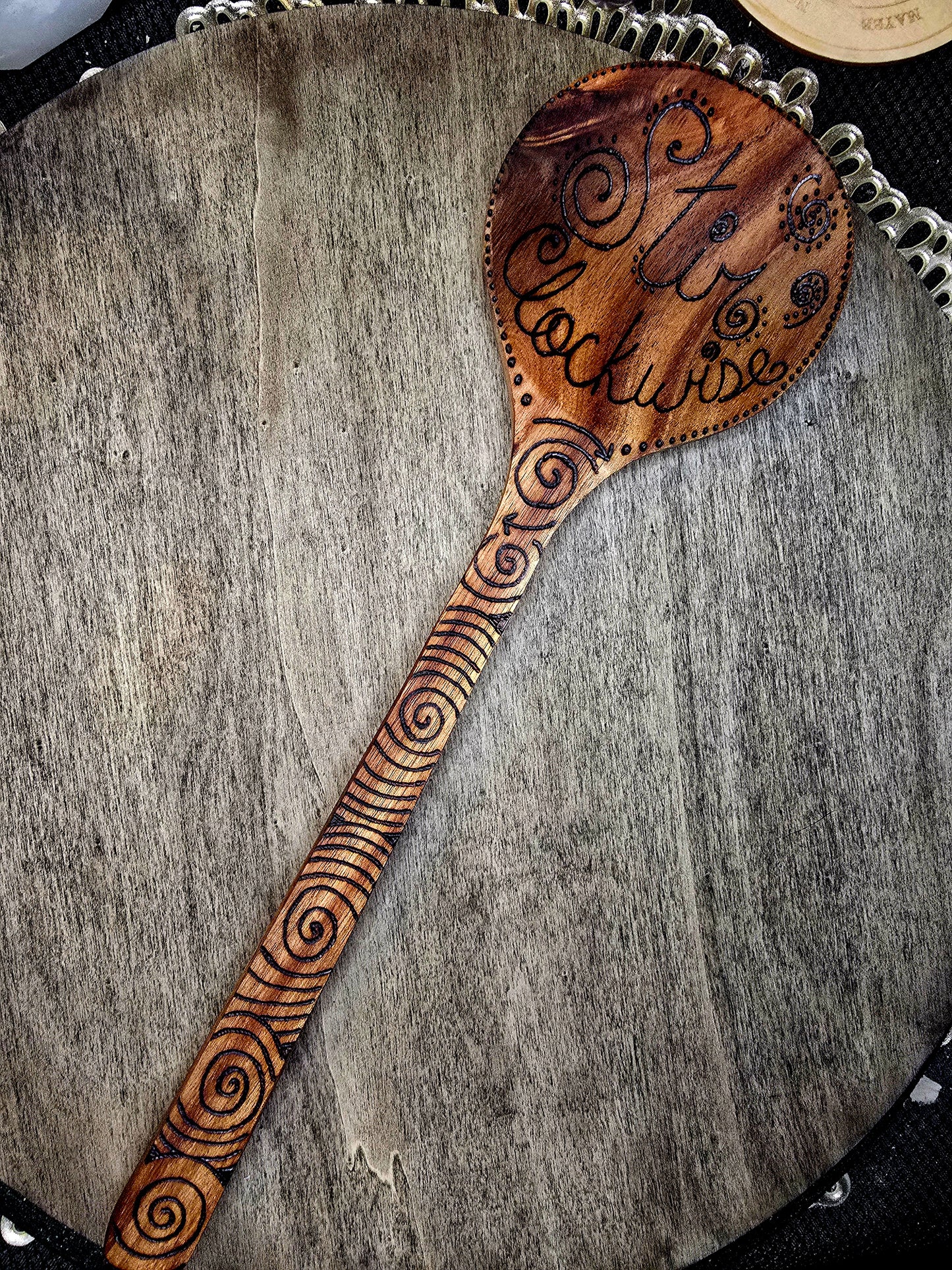 Kitchen Witch Spoon | Stir Clockwise