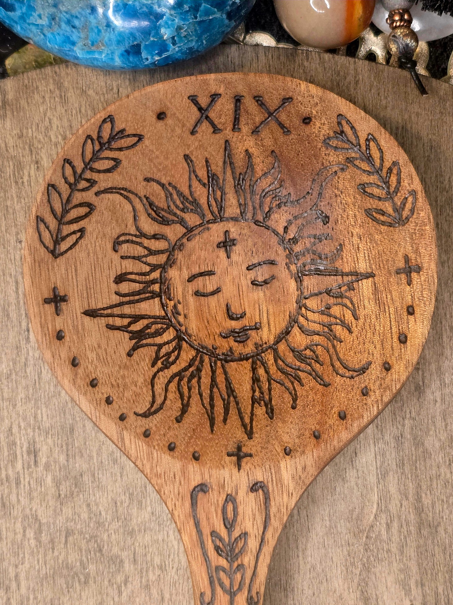 The Sun Tarot Kitchen Witch Spoon
