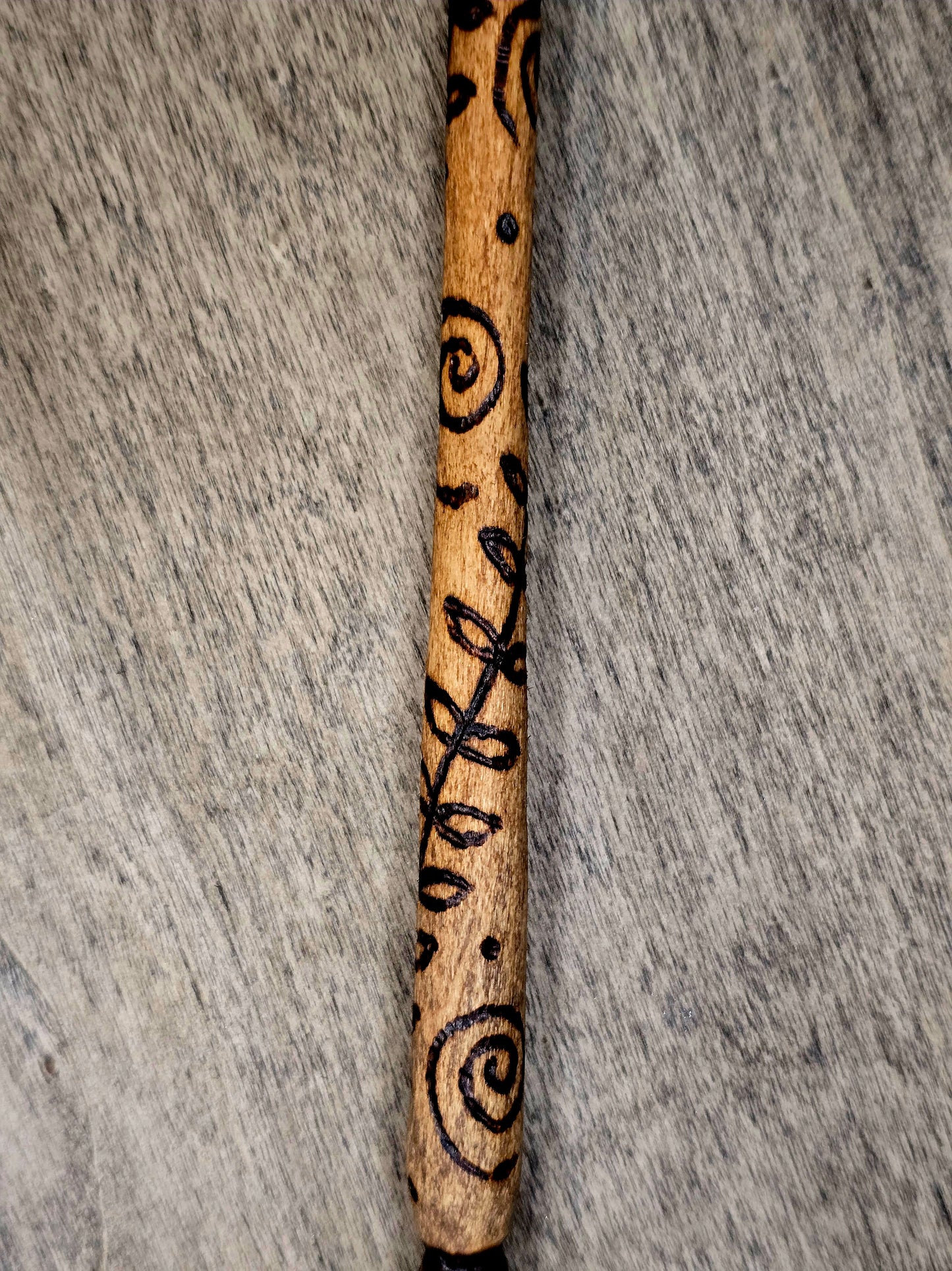 Ritual Wand | Hand-Carved Wooden Wand